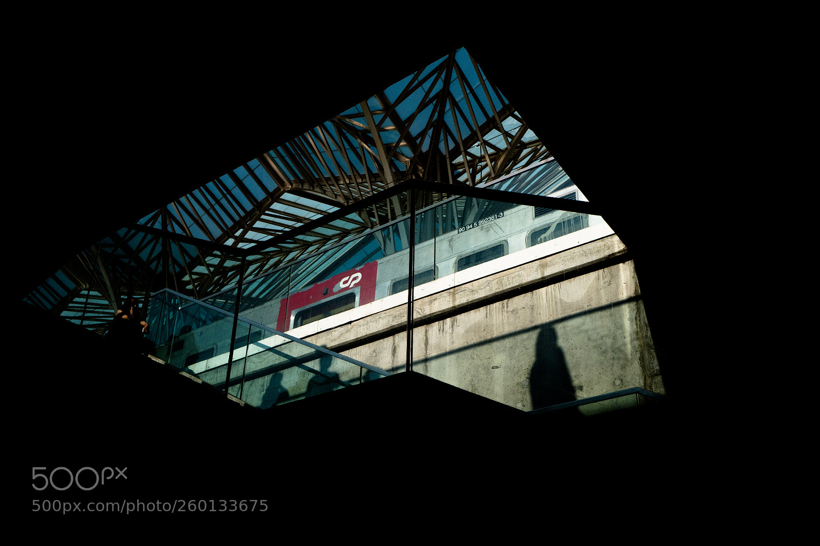 Leica Q (Typ 116) sample photo. Shadows in the station photography
