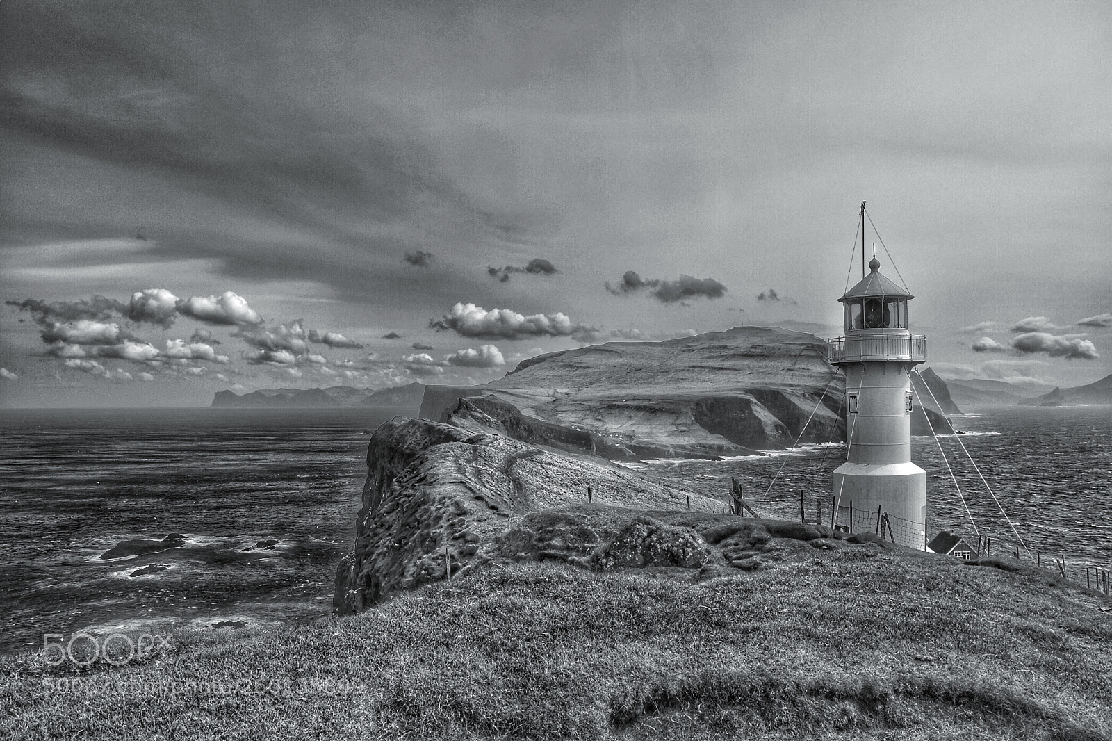 Nikon D5600 sample photo. Lighthouse mykines photography