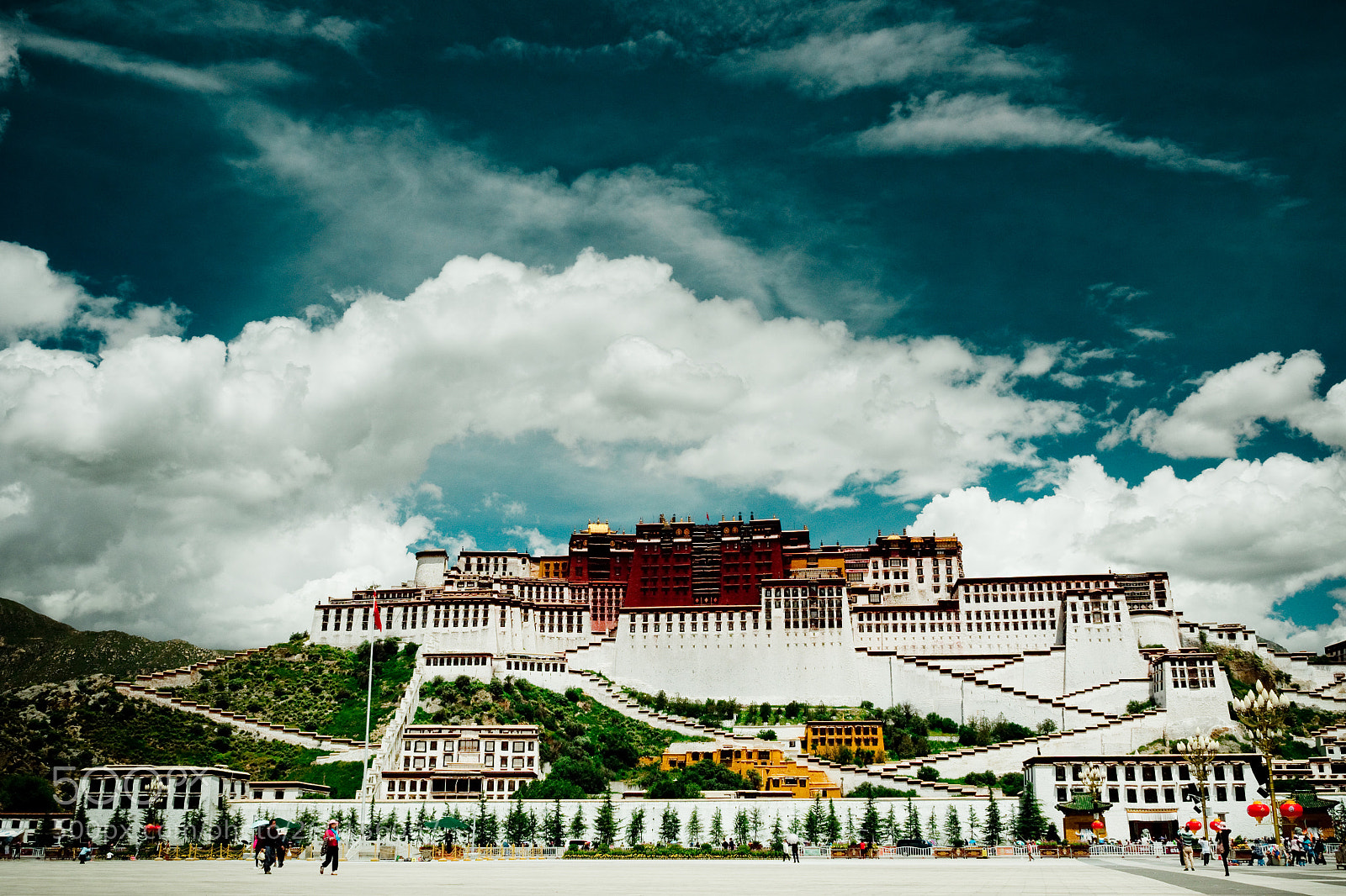 Panasonic Lumix DMC-GH4 sample photo. Potala palace time lapse photography