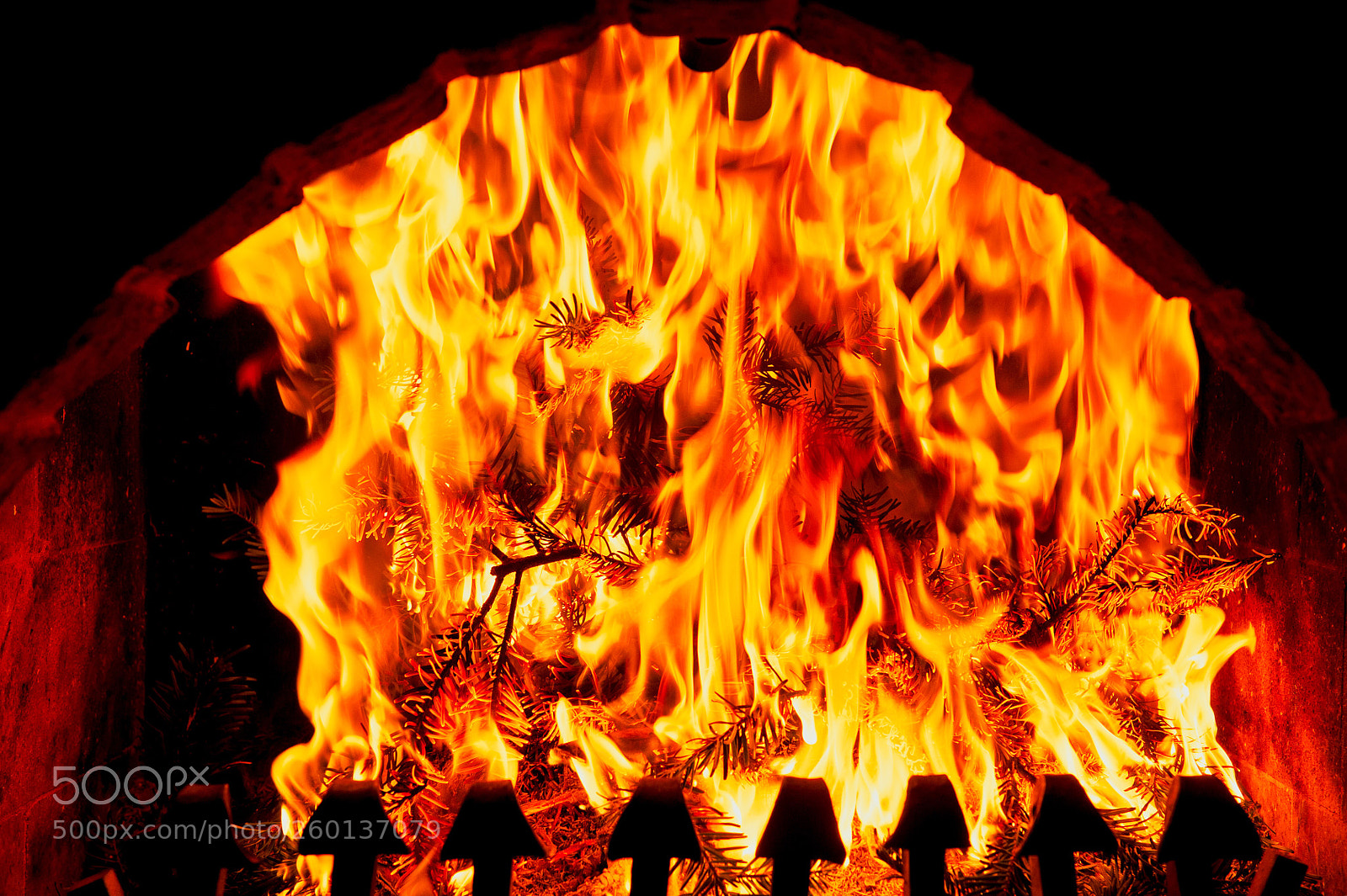 Nikon D700 sample photo. Fire photography