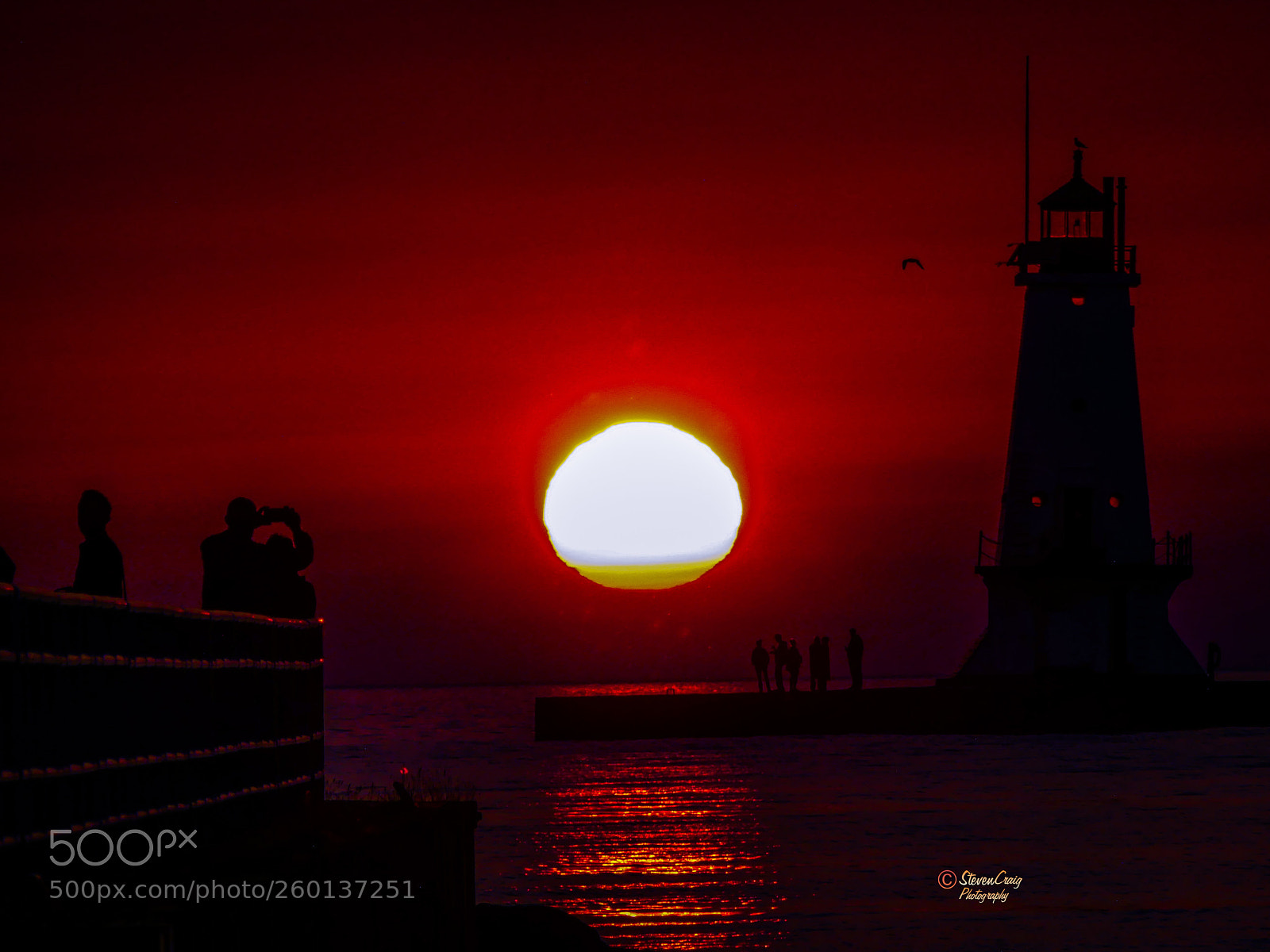 Panasonic Lumix DMC-FZ300 sample photo. Ludington lighthouse sunset photography