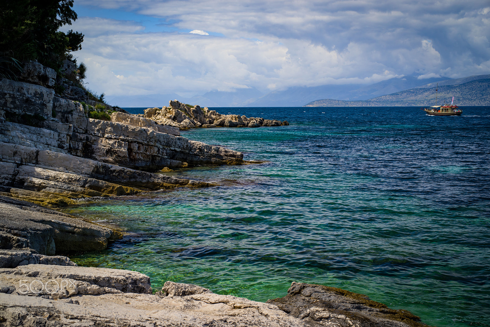 Pentax K-1 Mark II sample photo. Corfu coast photography