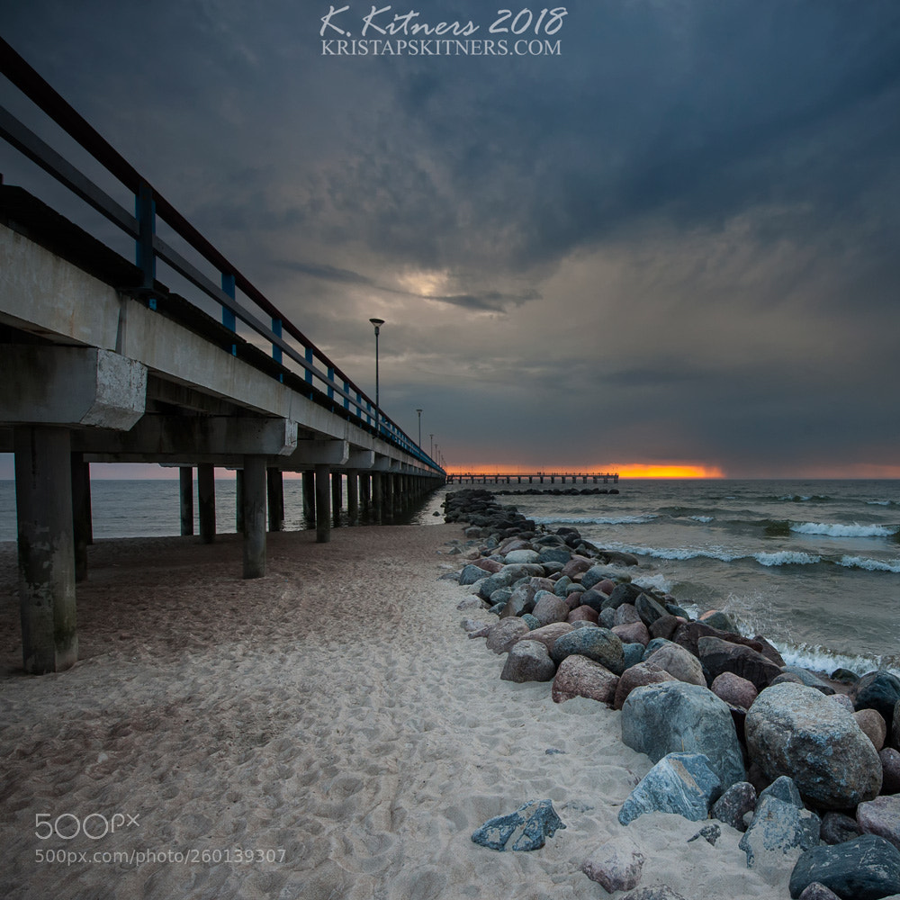 Nikon D700 sample photo. Bridge, pier and rainy photography