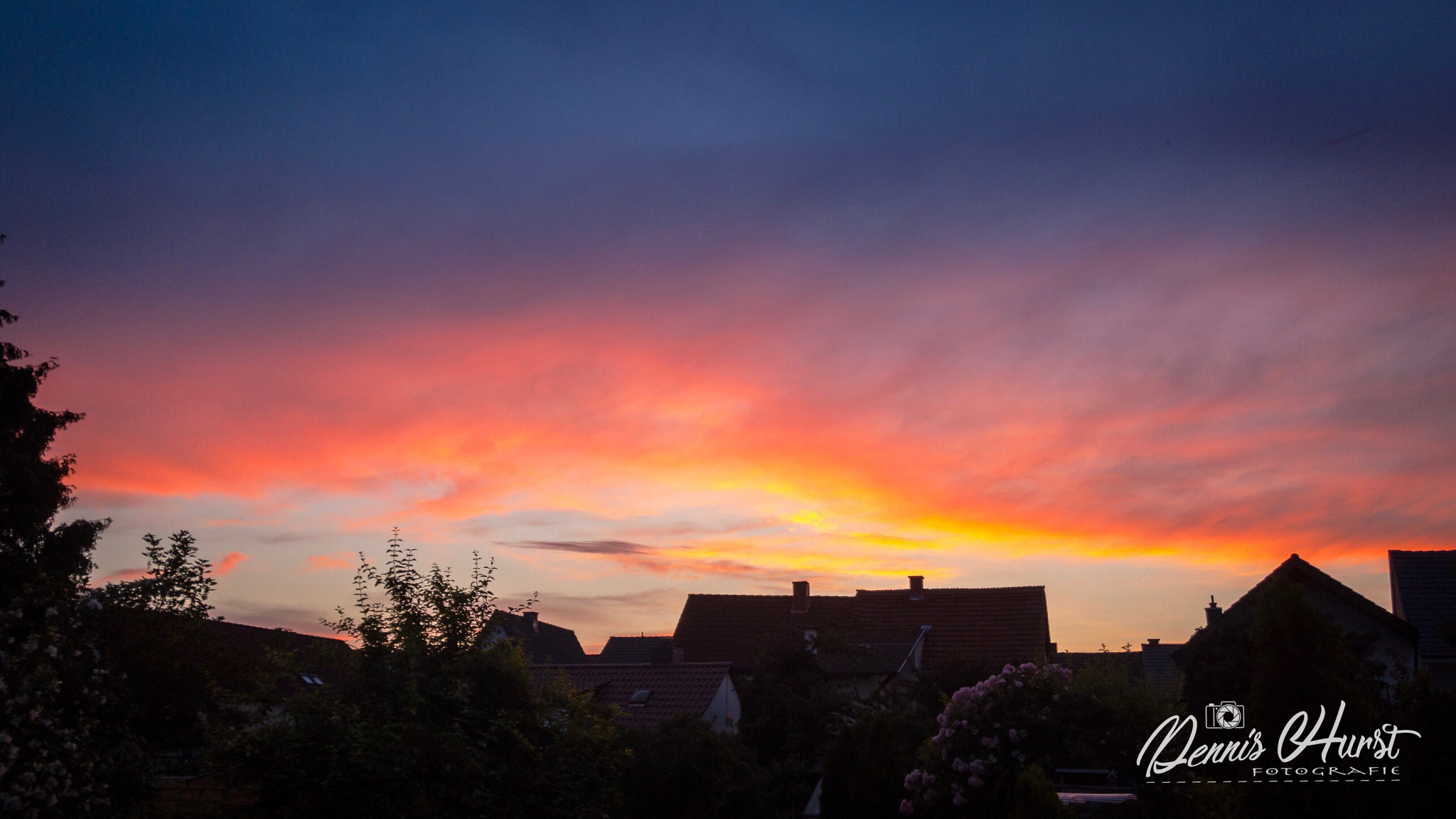 Apple iPad Pro sample photo. Abendhimmel hockenheim  photography