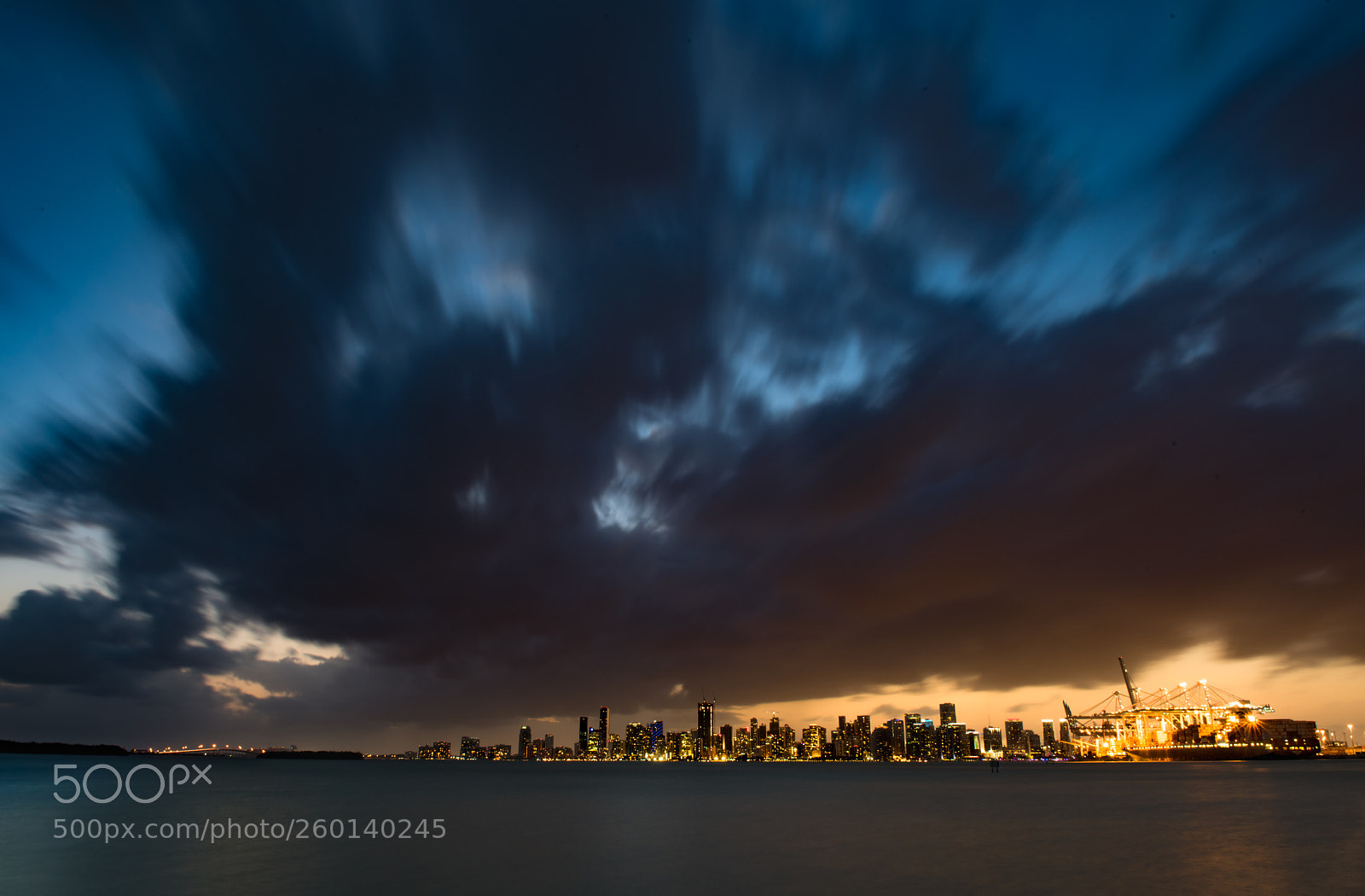 Nikon D810 sample photo. Miami at dusk photography