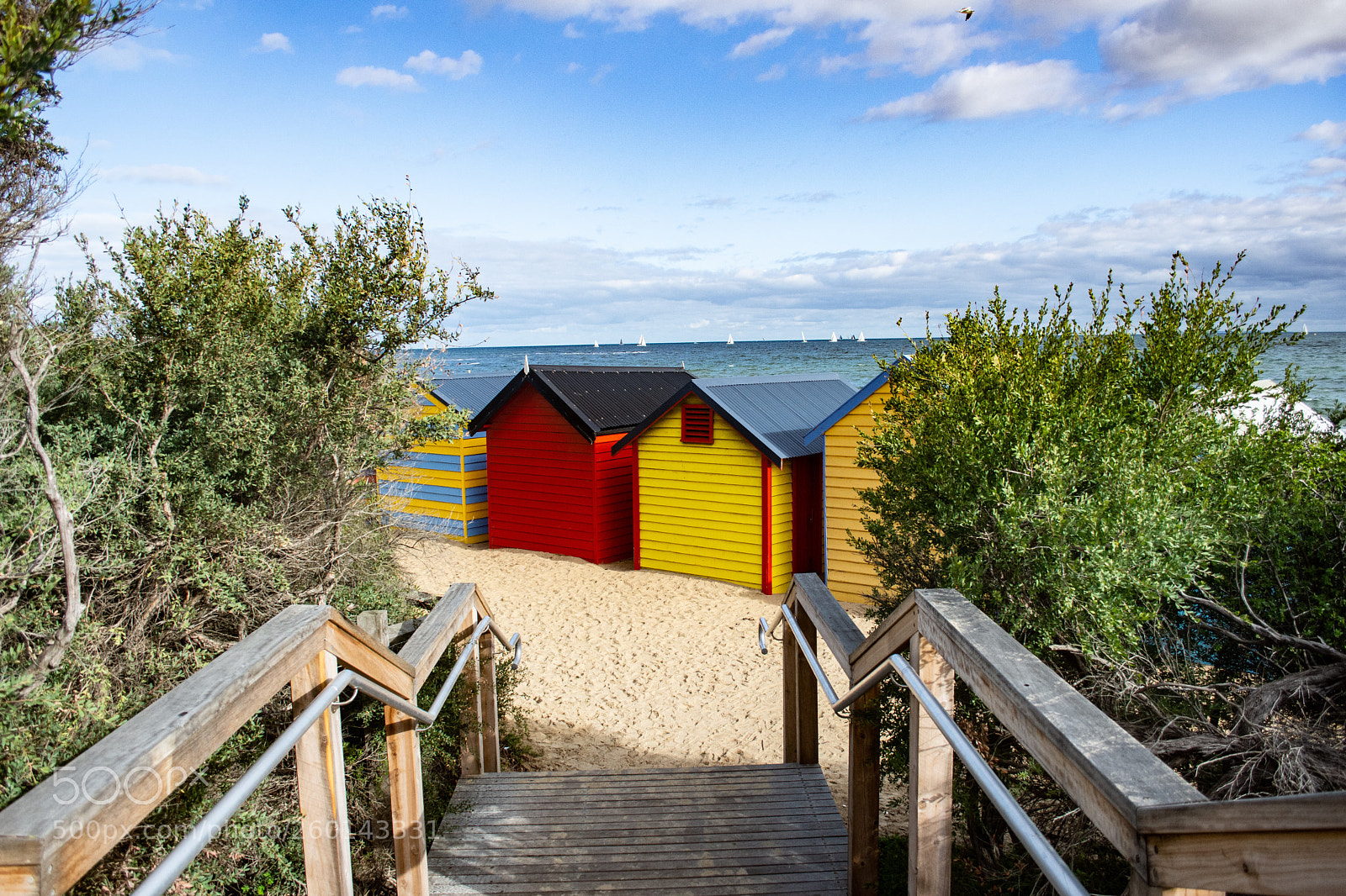 Nikon D7200 sample photo. Behind brighton bathing boxes photography
