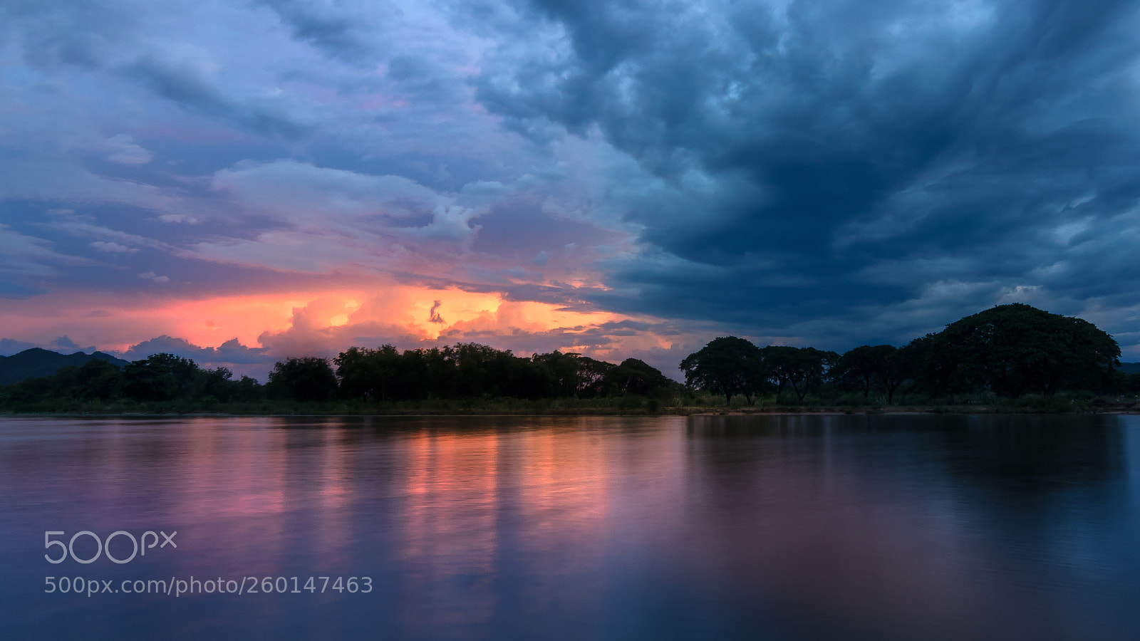 Nikon D7000 sample photo. Sunset on river kwai photography