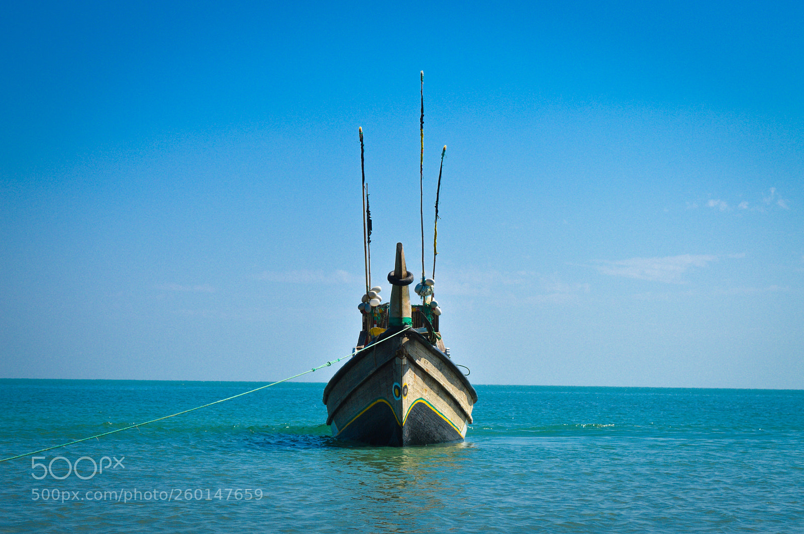 Nikon D3200 sample photo. Loneliness in the blue photography