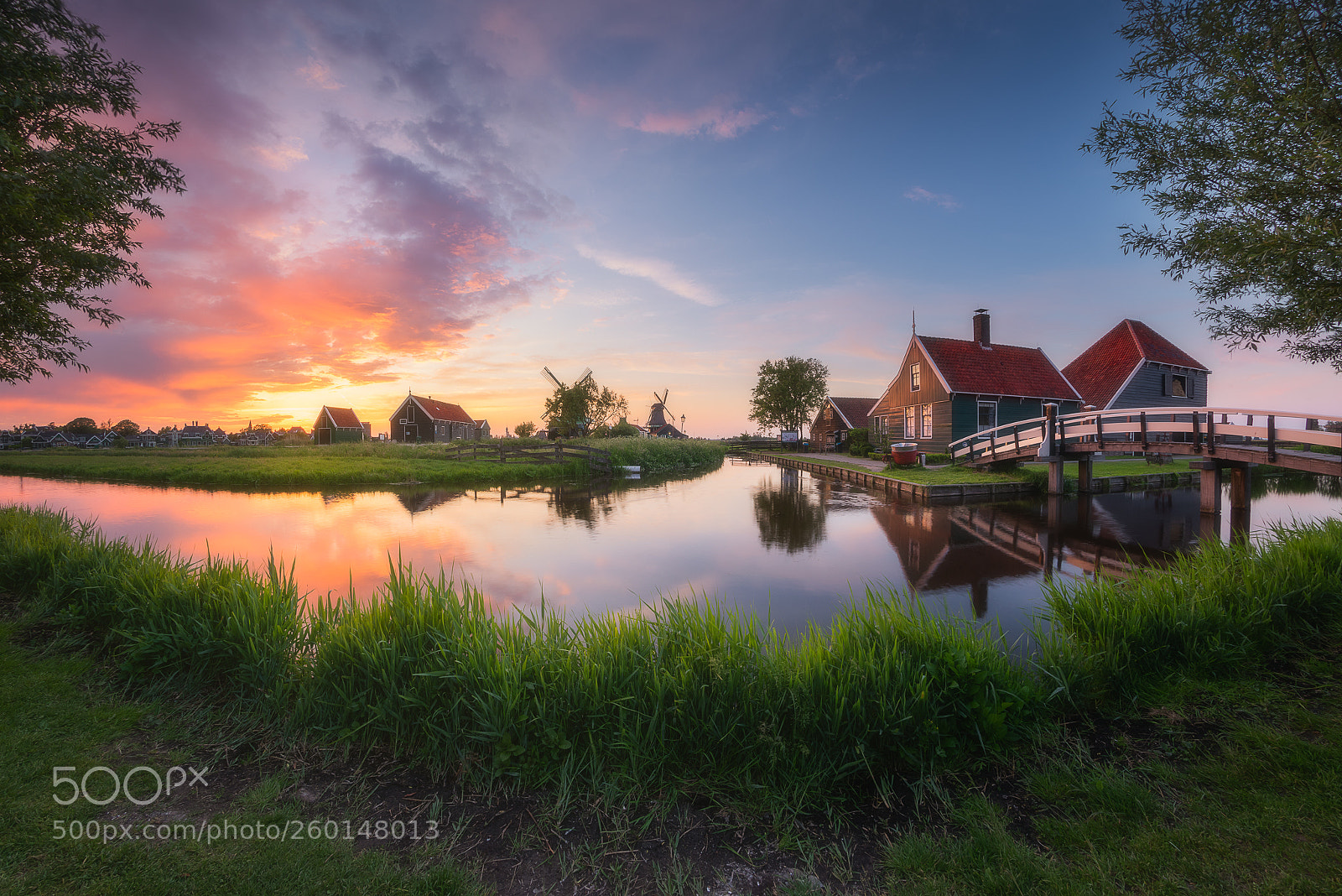 Nikon D810 sample photo. Zaanse sunset photography