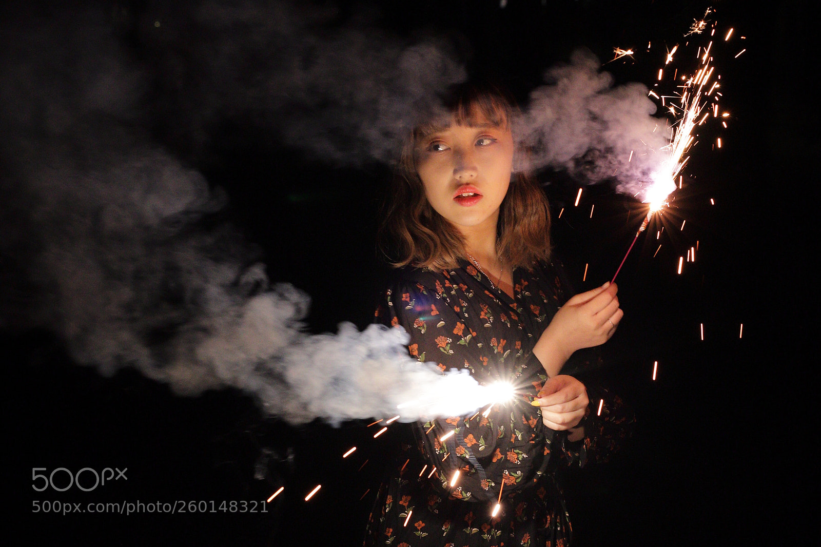 Canon EOS 6D Mark II sample photo. Sparkler photography