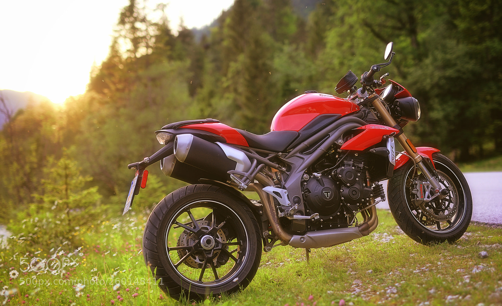 Canon EOS 6D Mark II sample photo. Triumph speed triple photography