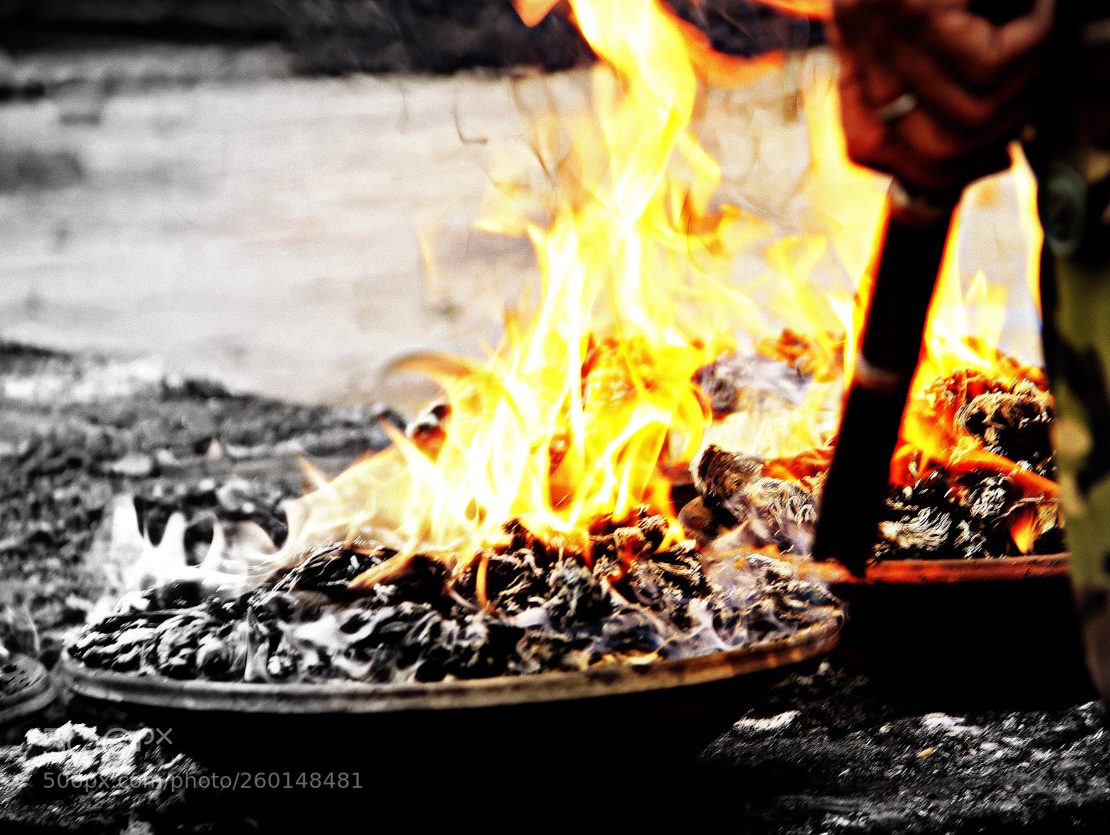 Canon EOS 600D (Rebel EOS T3i / EOS Kiss X5) sample photo. Fire burn for cultural photography