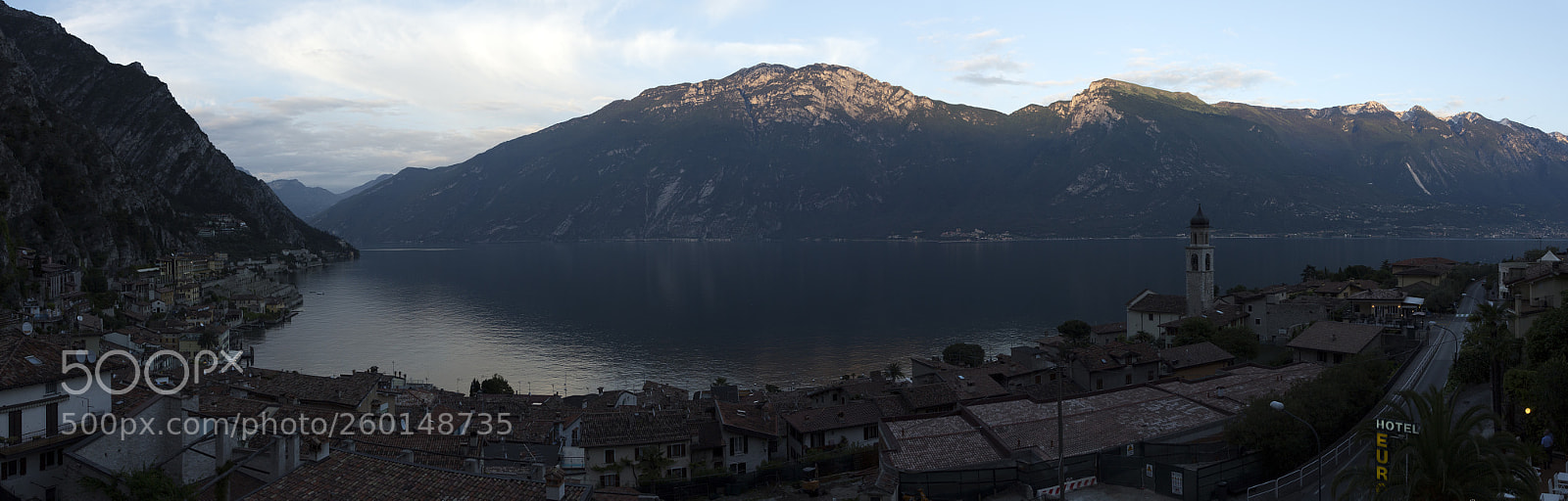 Canon EOS 6D sample photo. End-of-day at lake garda photography
