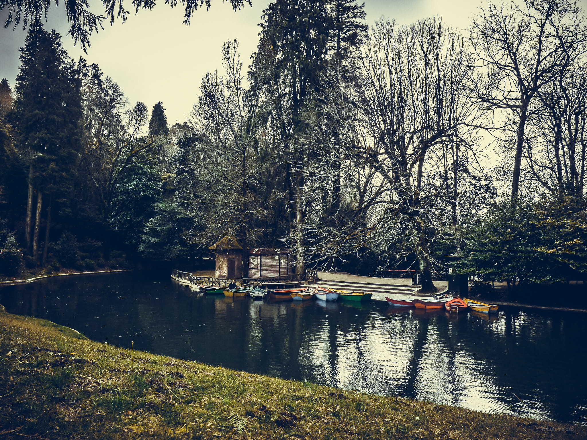Panasonic Lumix DMC-GF3 sample photo. Moody lake photography