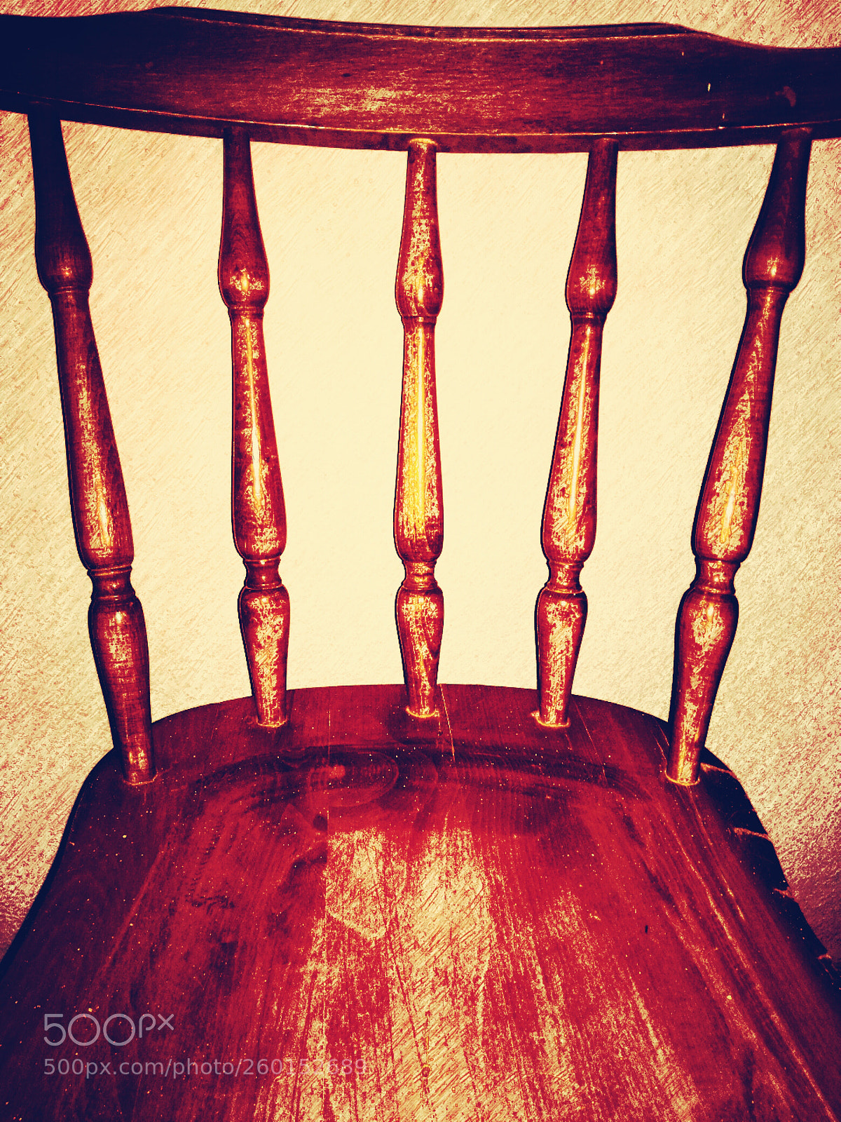 HUAWEI P9 LITE sample photo. A chair with paintig photography