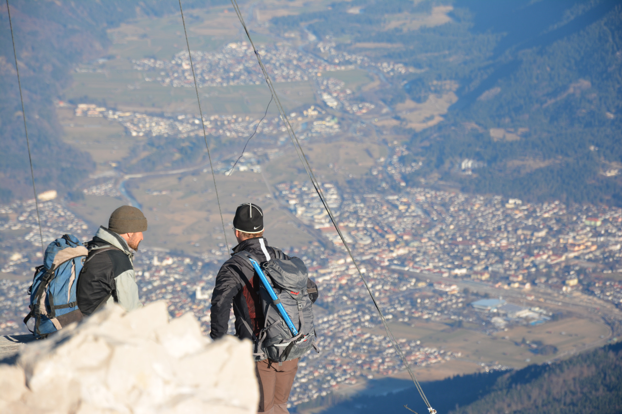 Nikon D7100 sample photo. Climbers on alpspitze photography