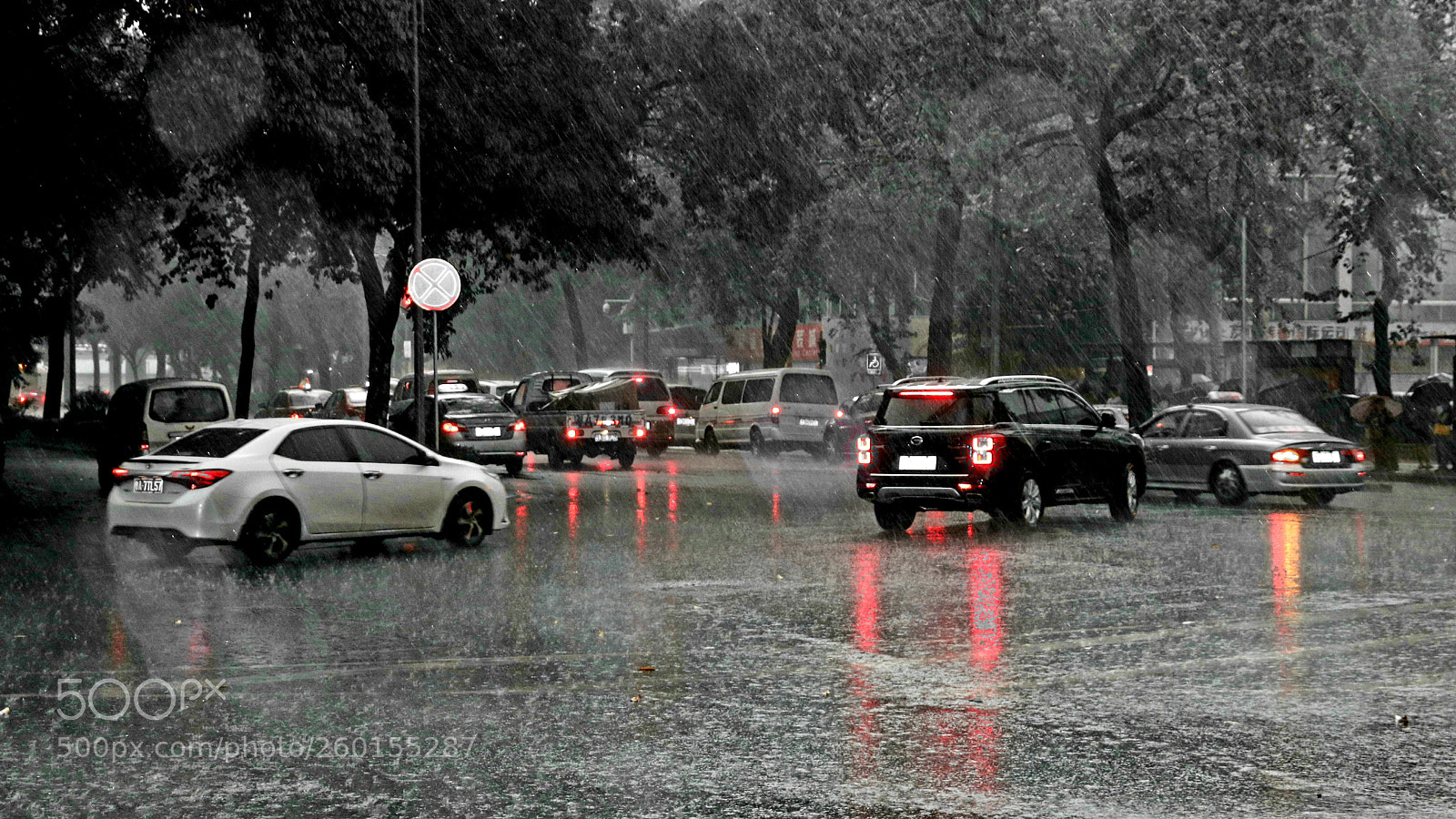 Canon EOS 80D sample photo. Rainy photography