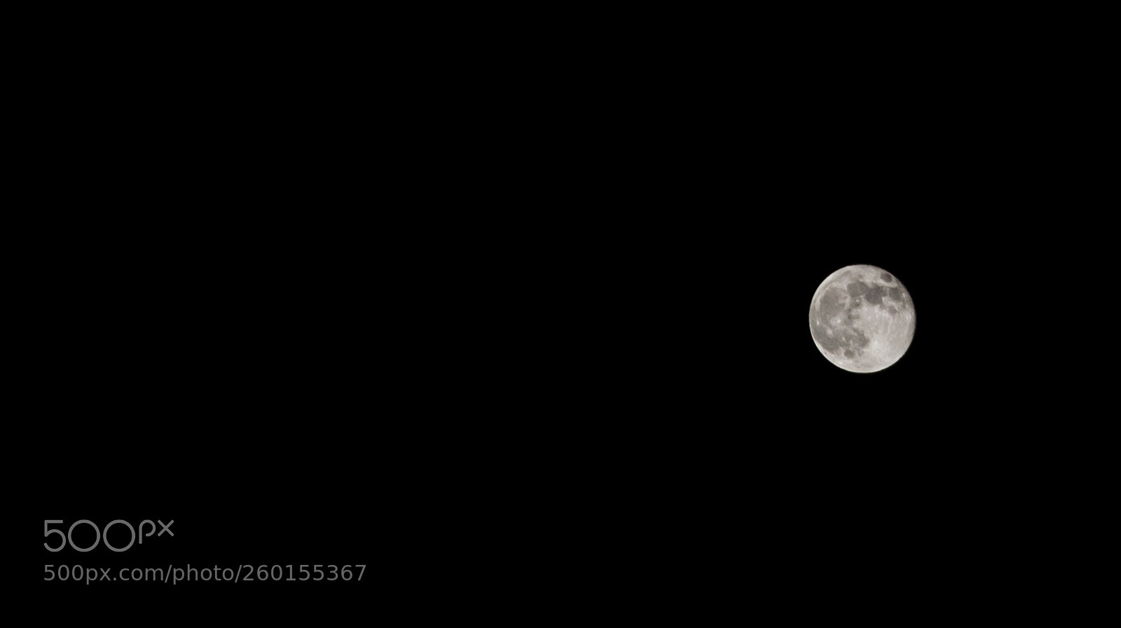 Nikon D5100 sample photo. Full moon photography