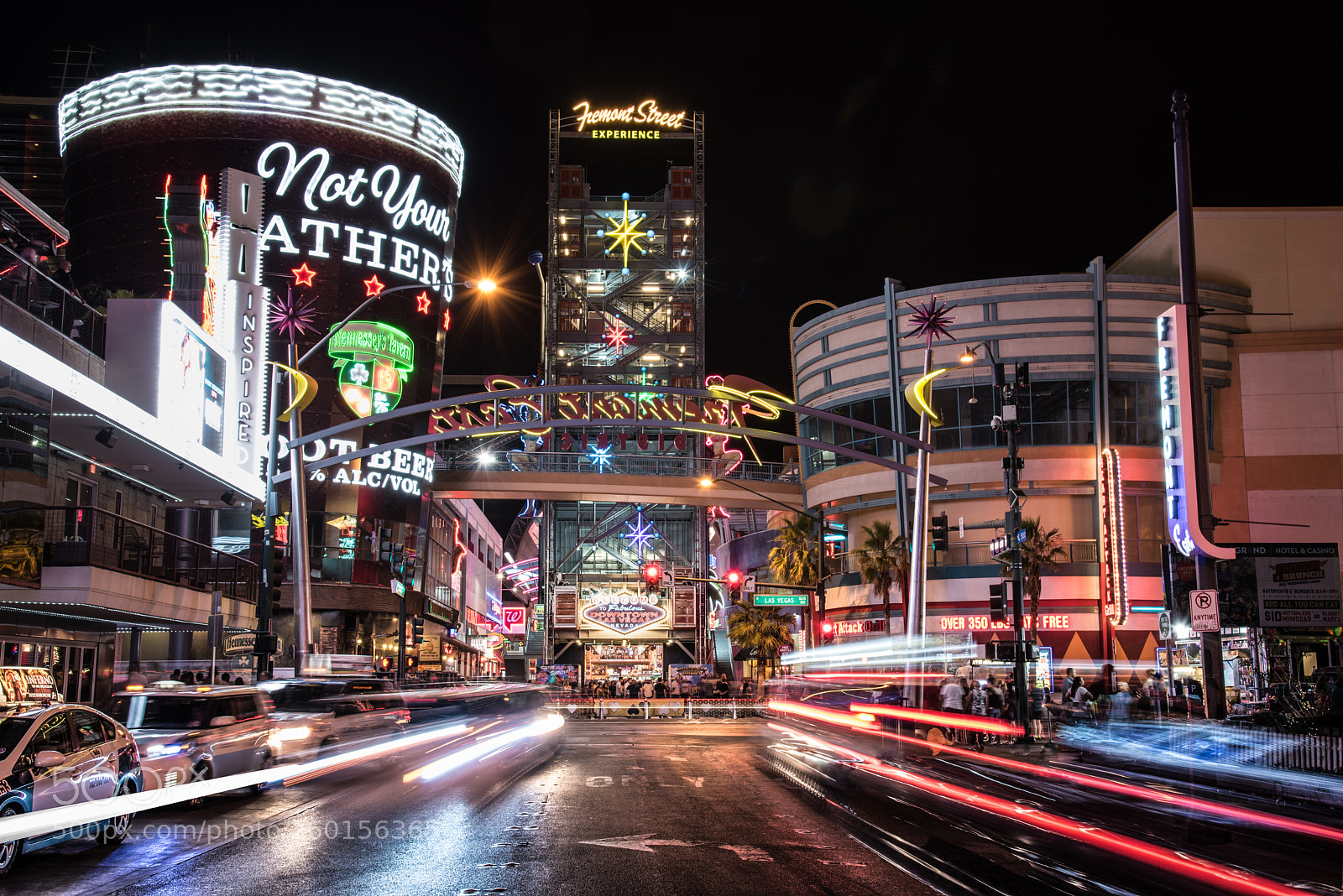 Nikon D750 sample photo. Vegas strip night life photography
