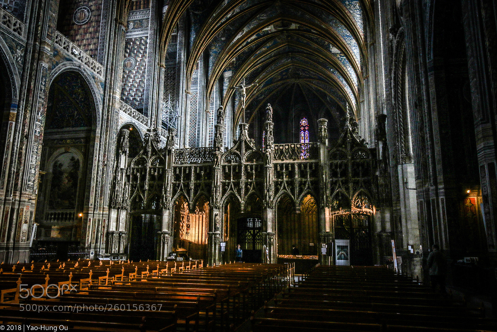 Canon EOS 70D sample photo. Interiors of albi cathedral photography