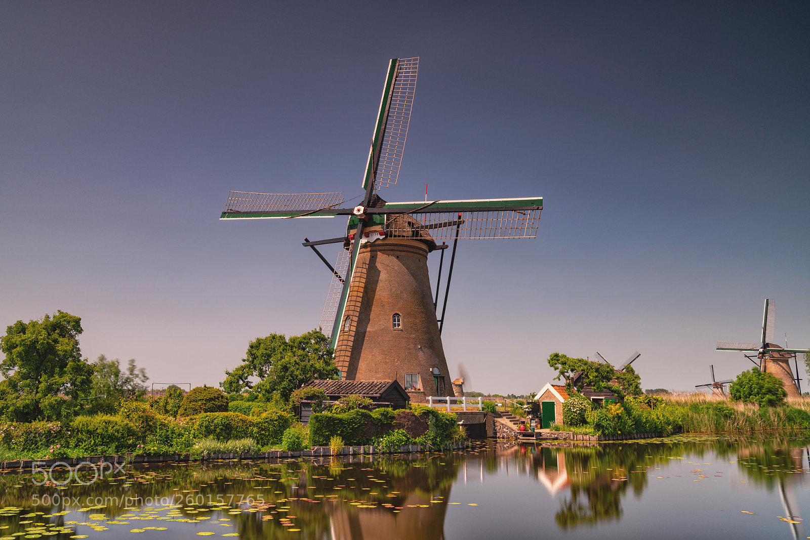 Sony a7R II sample photo. Windmills of kinderdijk photography