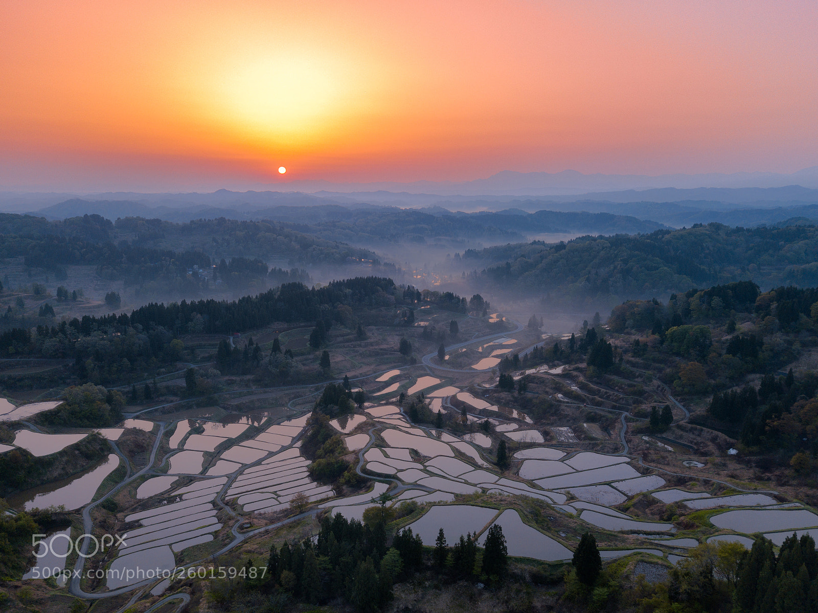 DJI FC220 sample photo. Mountainous japan photography