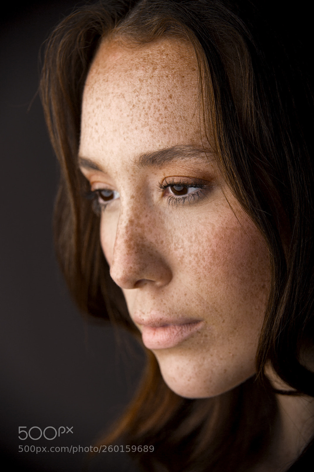Canon EOS 6D sample photo. Headshot w/ freckles photography