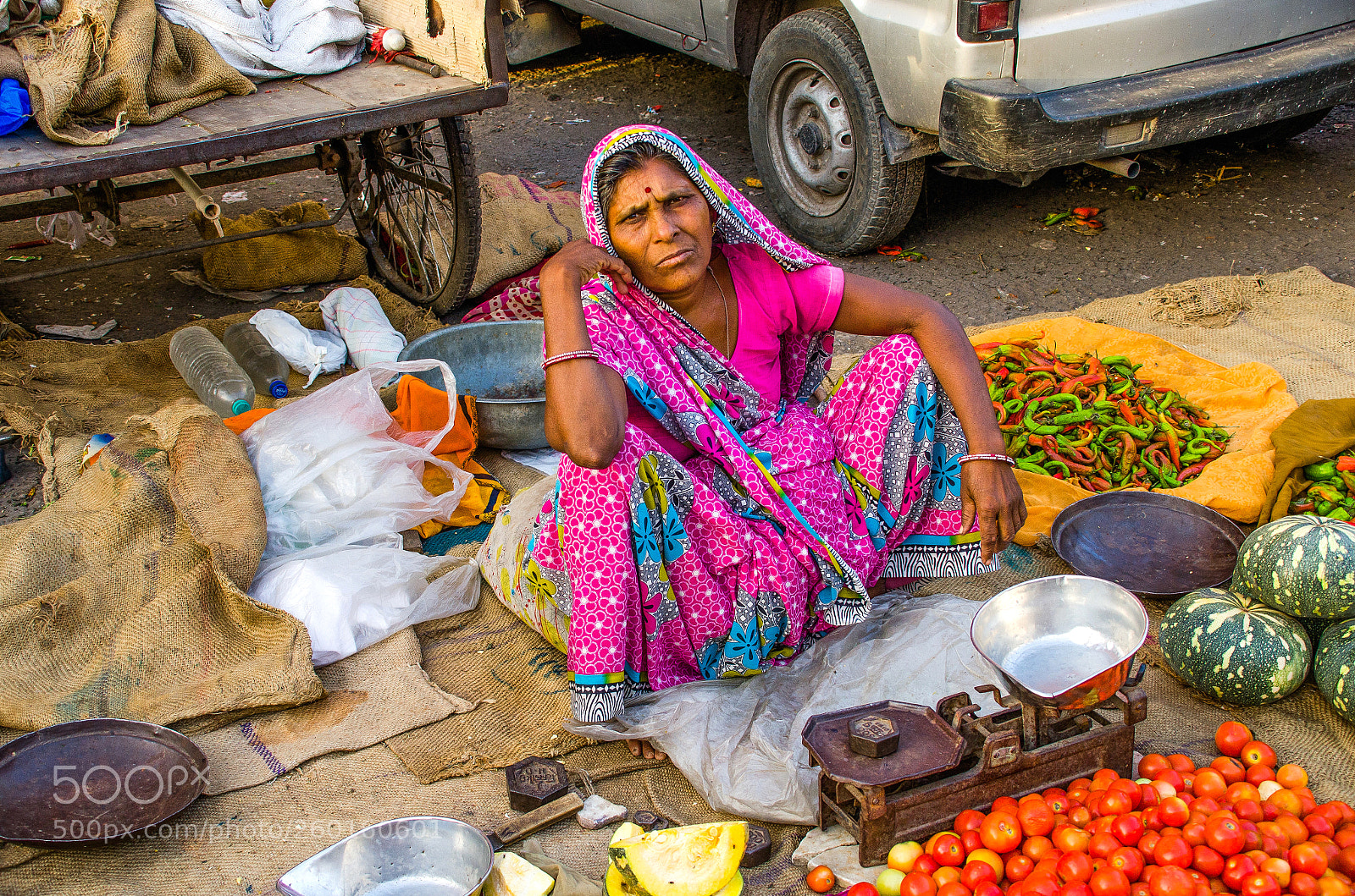 Nikon D7000 sample photo. Street market photography