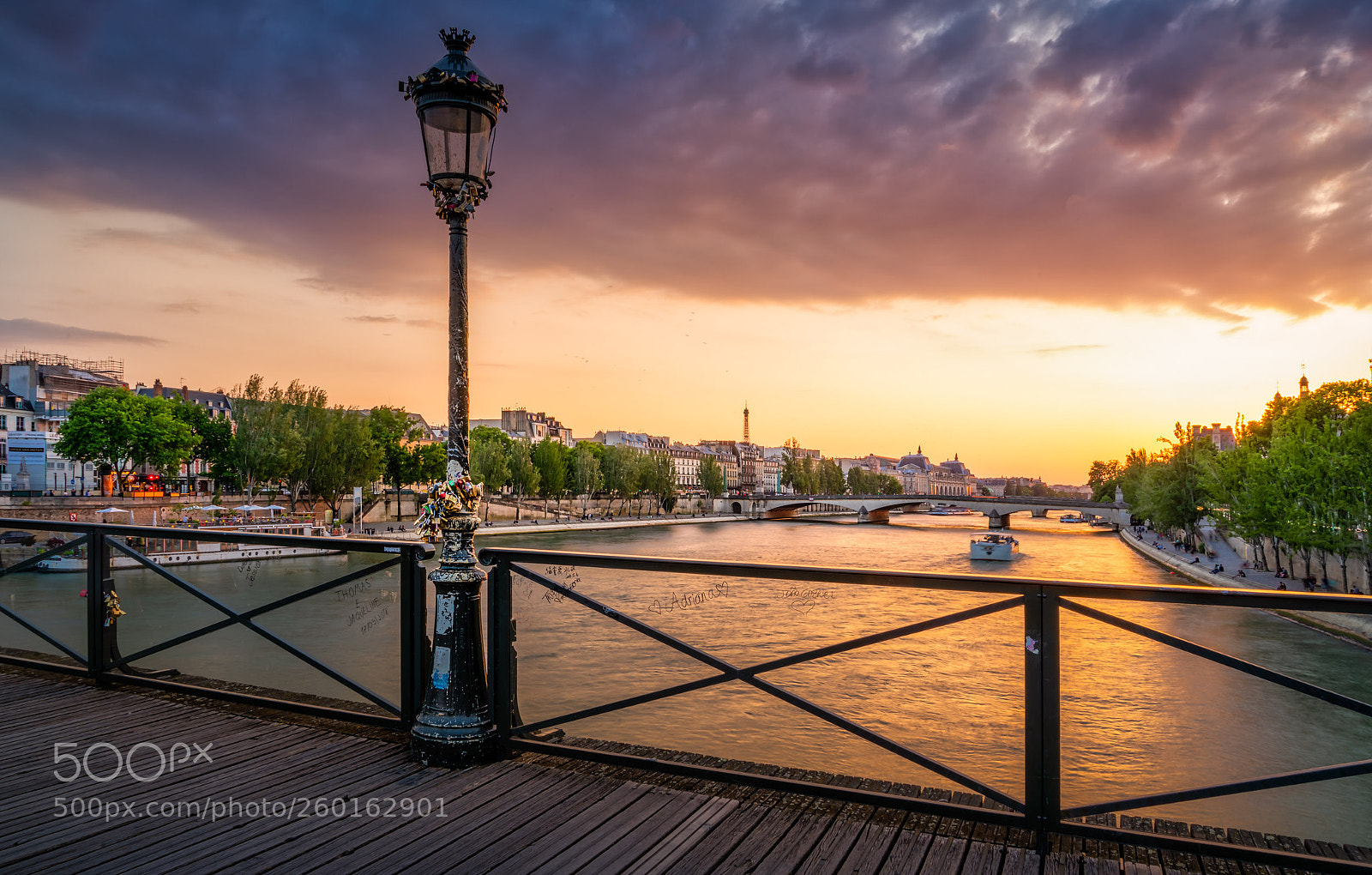 Sony a7R II sample photo. Pont des arts sunset photography