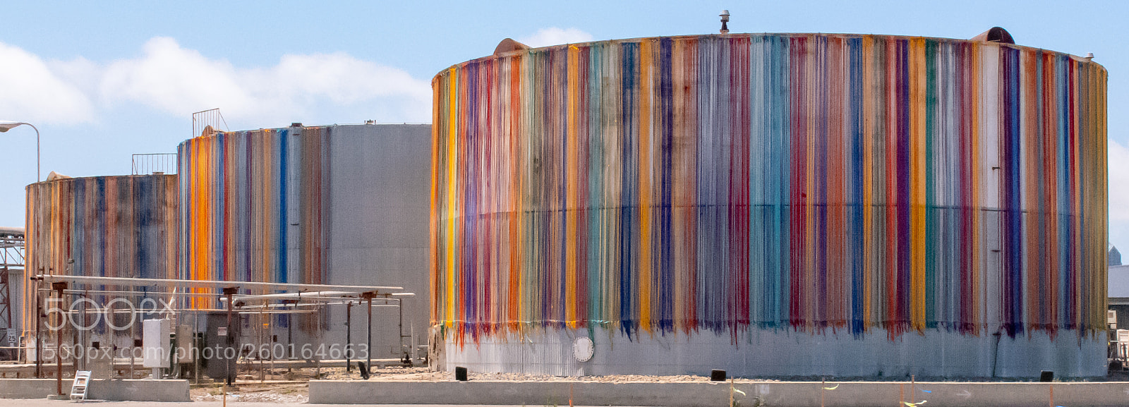 Nikon D7500 sample photo. Colorful petrol tanks. photography