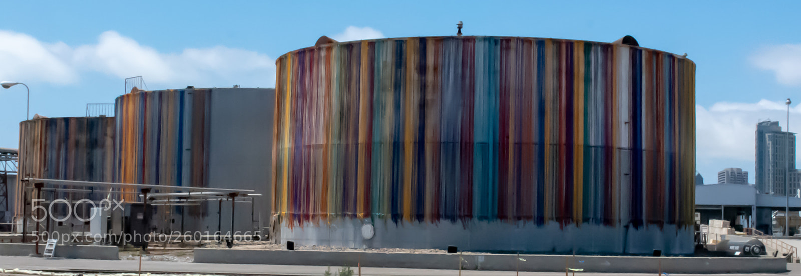 Nikon D7500 sample photo. Colorful petrol tanks. photography