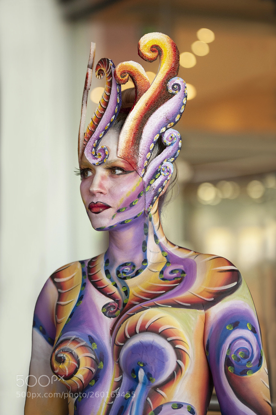 Nikon D700 sample photo. Body painting photography