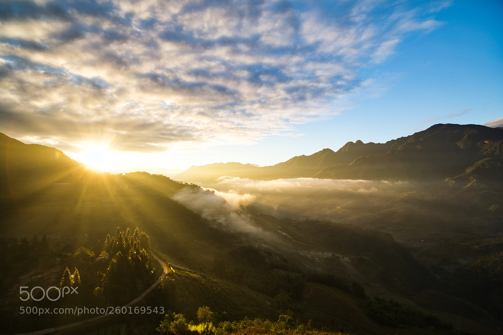 Canon EOS 5D Mark IV sample photo. Sunset sapa viet nam photography