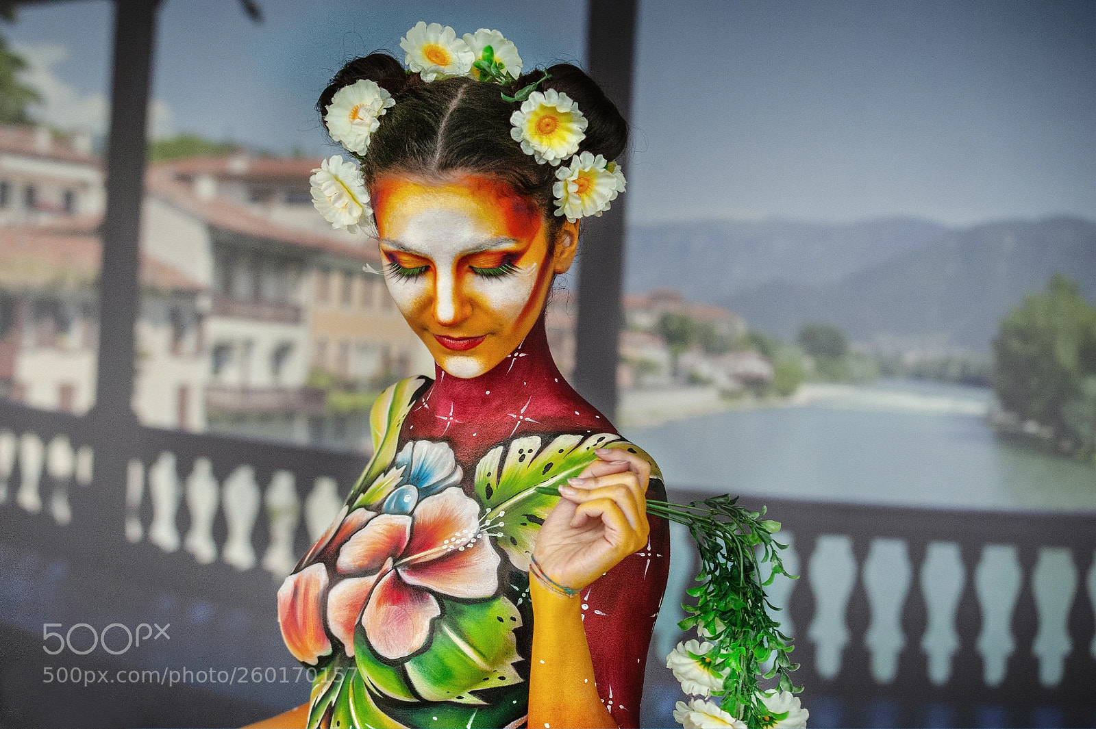 Nikon D700 sample photo. Body painting photography