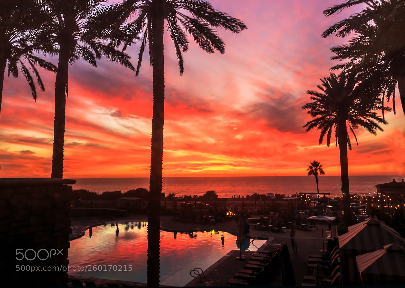 Canon EOS 6D sample photo. Fiery california sky photography