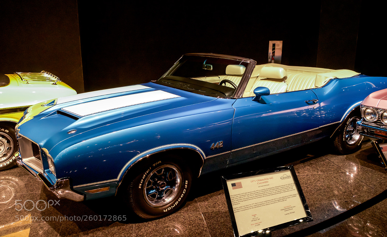Sony a7 sample photo. 1971 oldsmobile 442 convertable photography