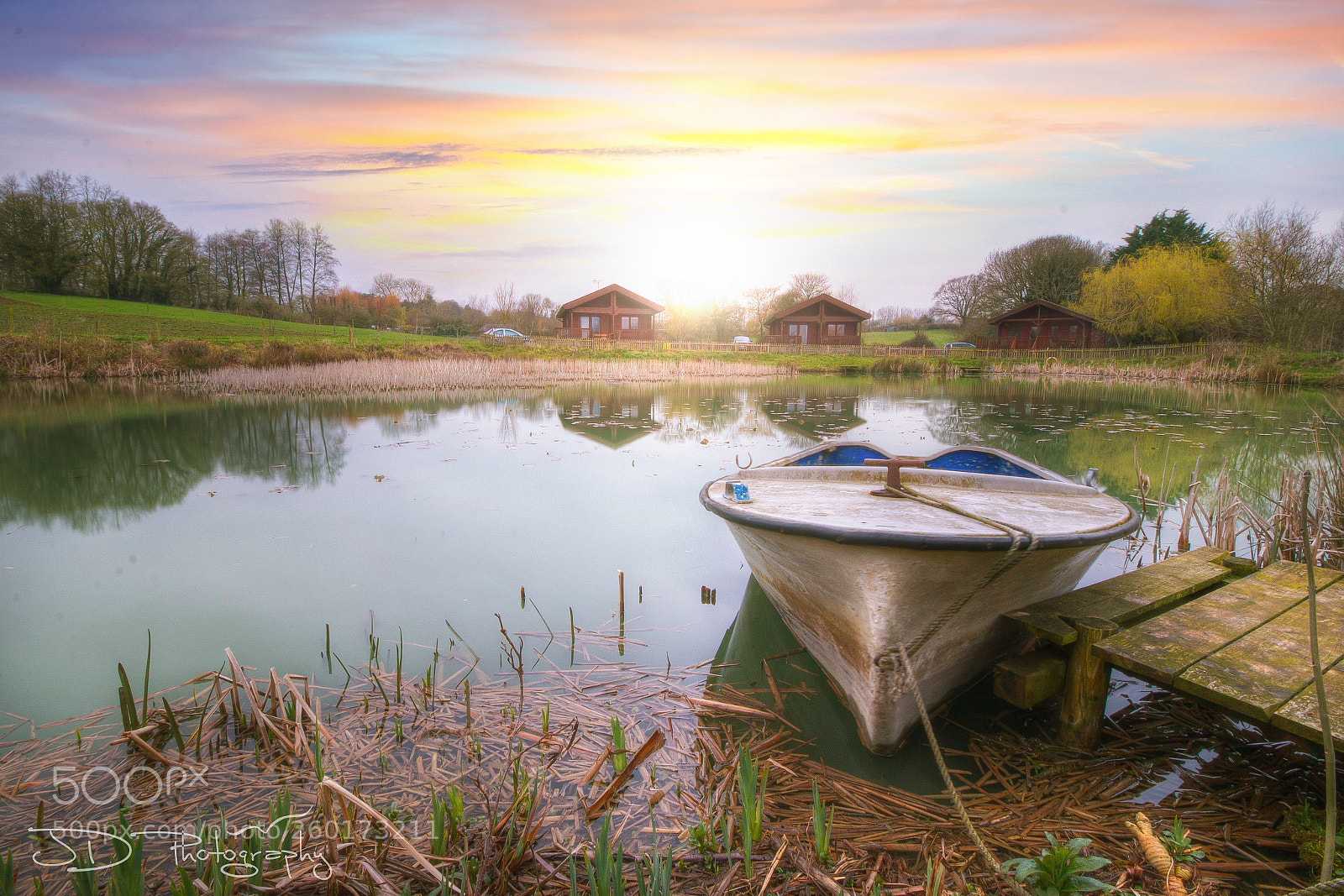 Canon EOS 70D sample photo. Water meadow sunset photography