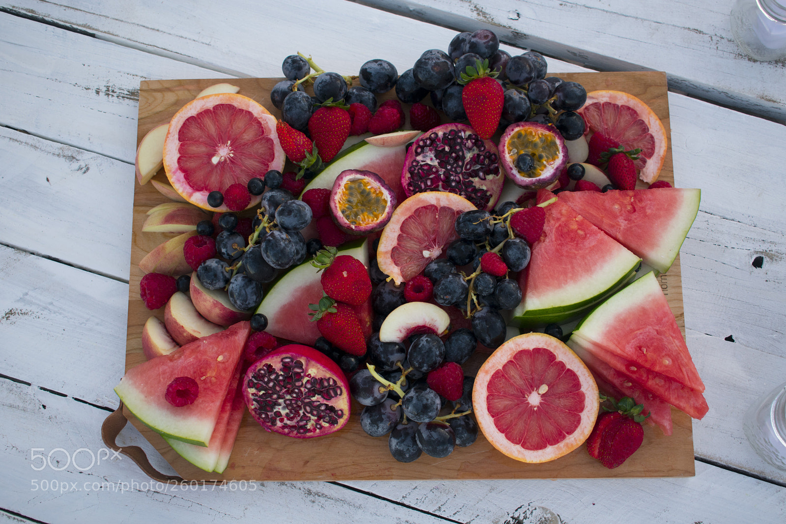 Nikon D3400 sample photo. Fruit platter on whitewashed photography