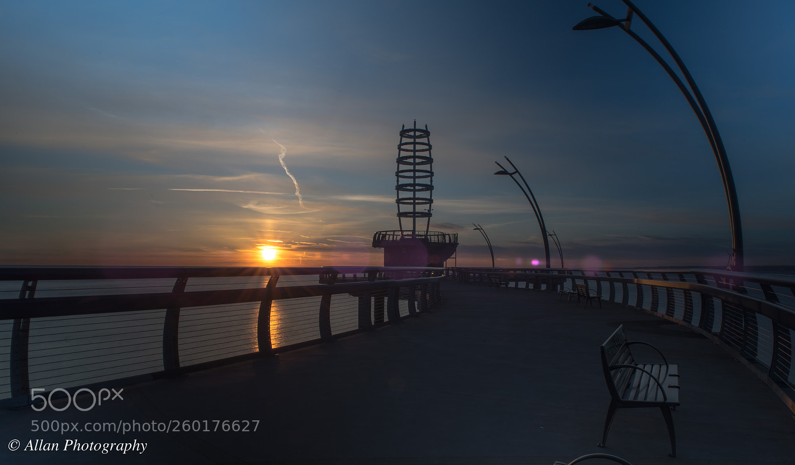 Nikon D850 sample photo. Sunrise with lighthouse photography