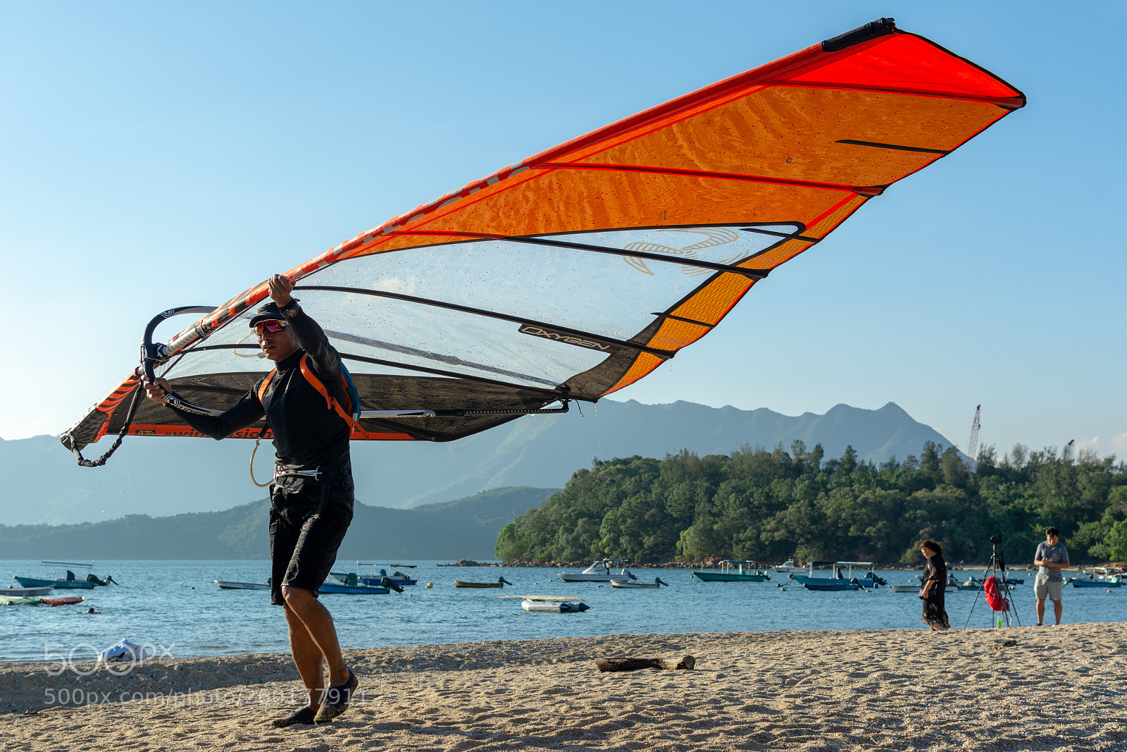 Nikon D7100 sample photo. Windsurfer photography