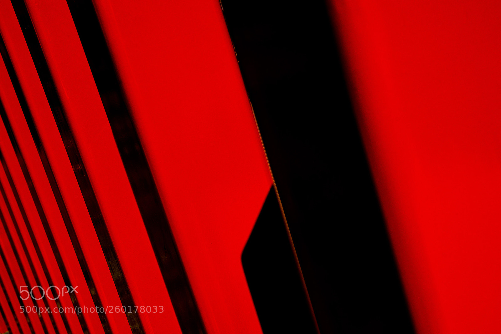 Sony a7R sample photo. Red fence photography