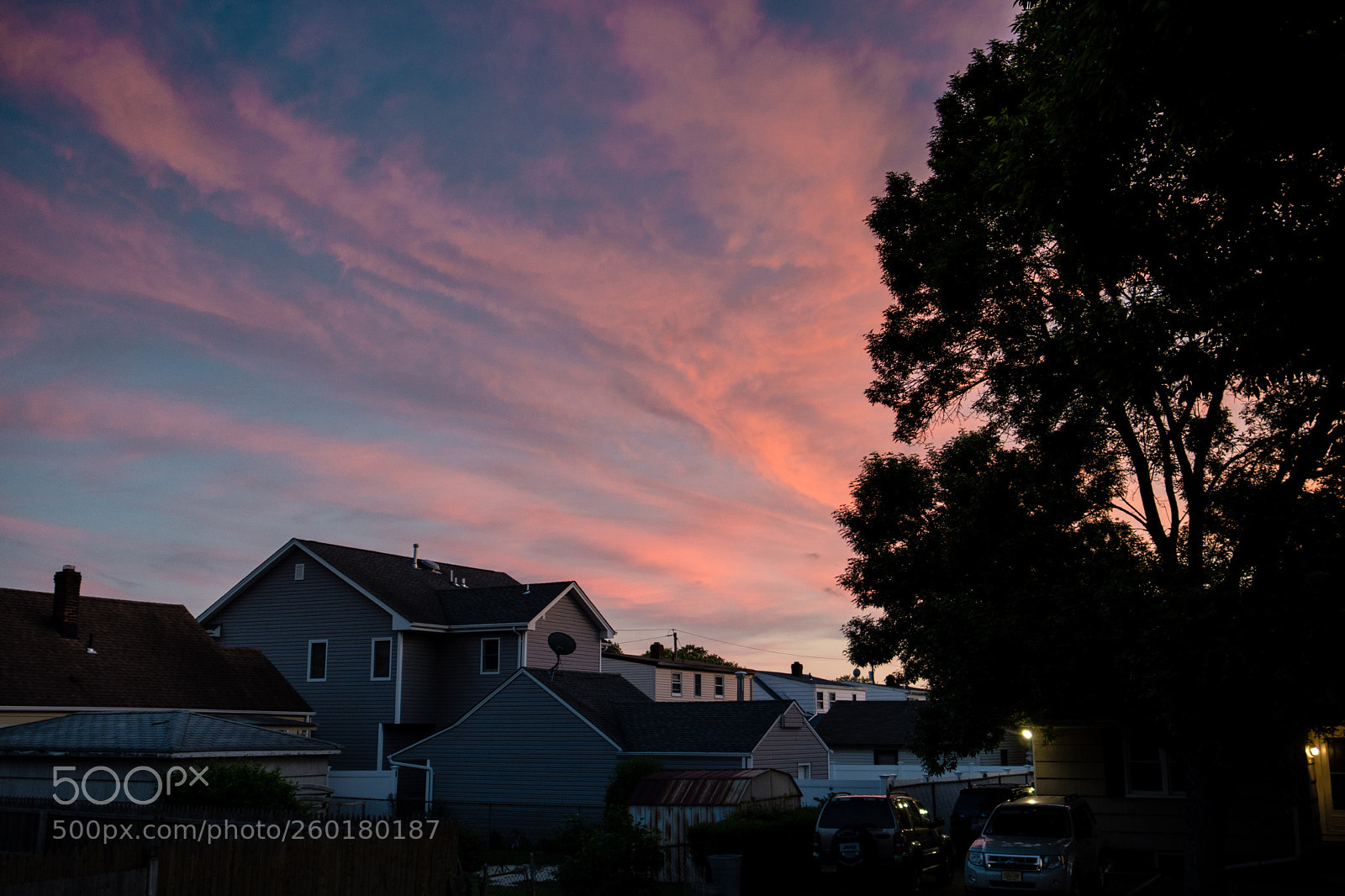 Sony a6500 sample photo. Striated sunset photography