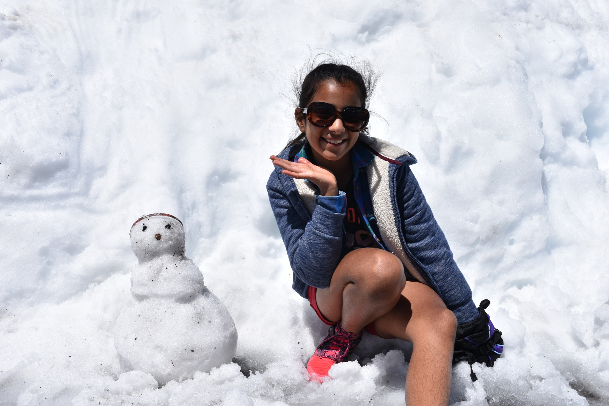 Nikon D7200 sample photo. Snow girl photography