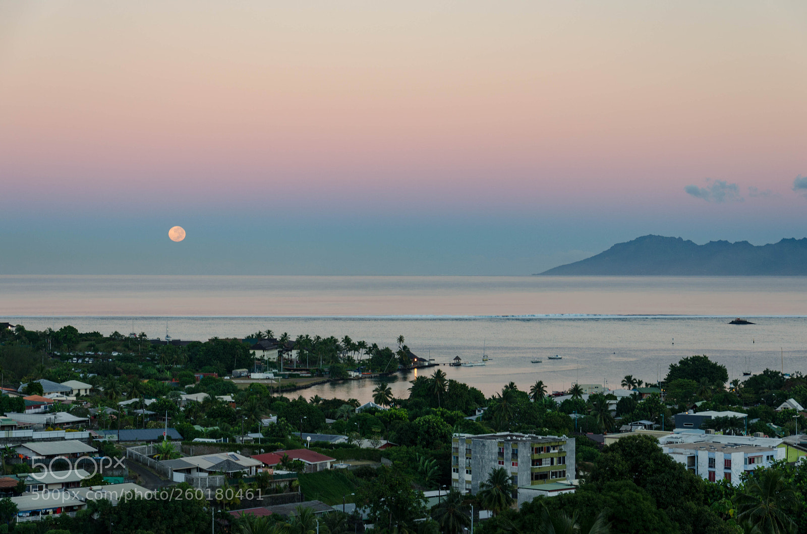 Nikon D5100 sample photo. Un matin, la lune photography