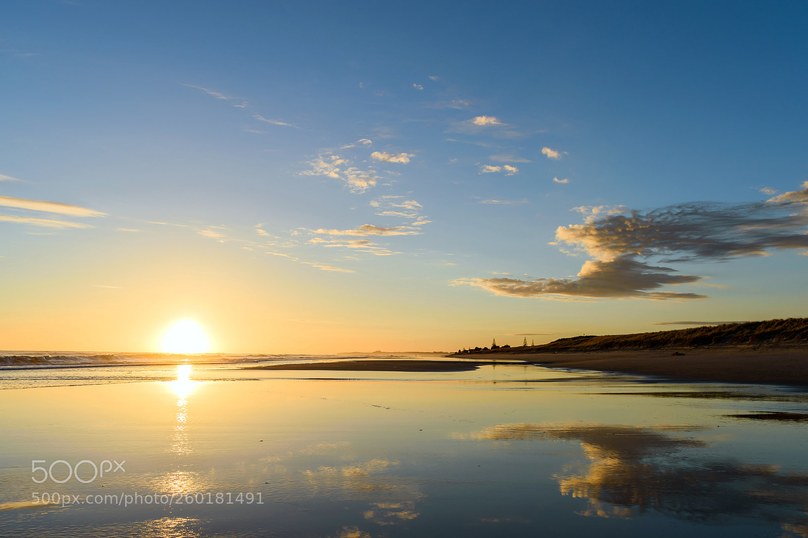 Nikon D5600 sample photo. Papamoa beach sunrise photography