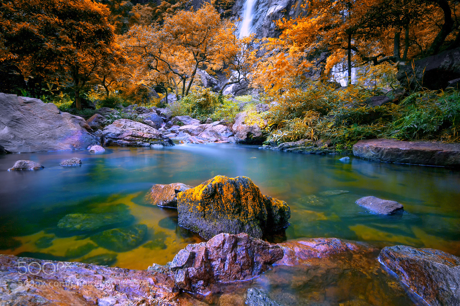 Canon EOS 7D sample photo. Khlong lan waterfall photography