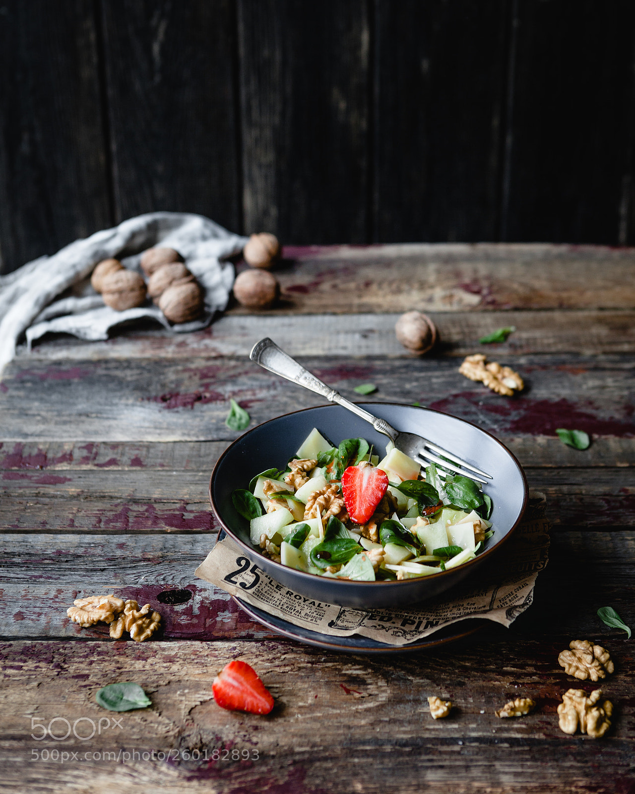 Canon EOS 5D Mark II sample photo. Summer salad photography
