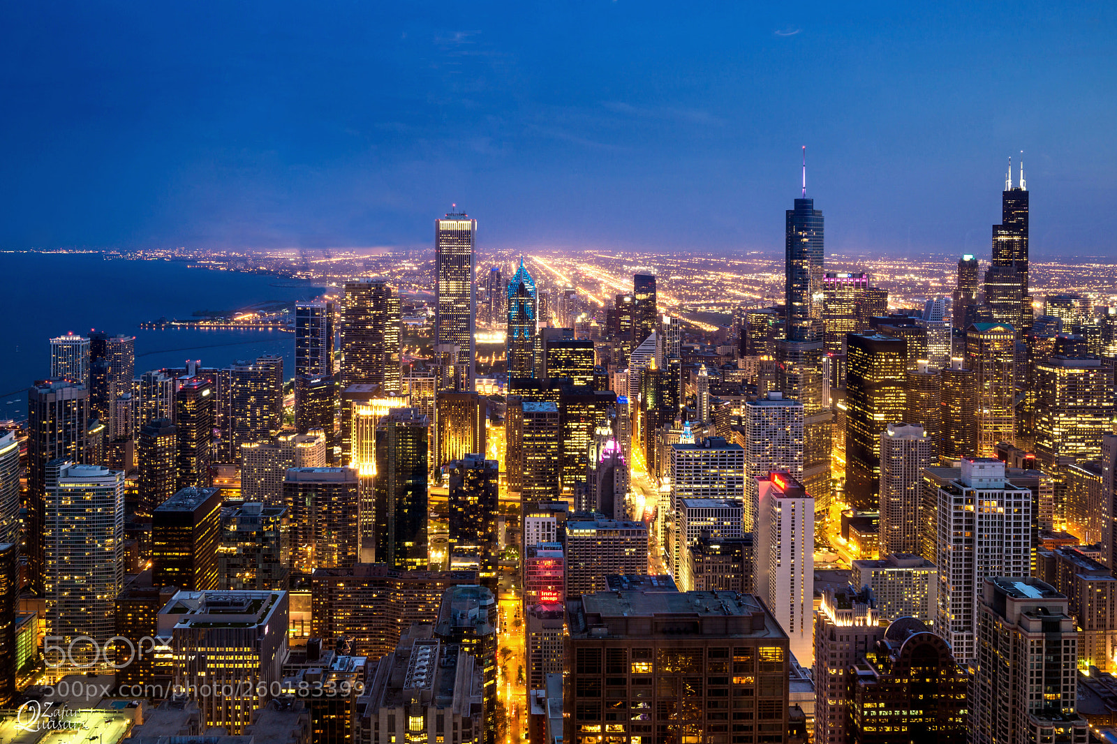 Sony a6000 sample photo. Chicago in blue! photography
