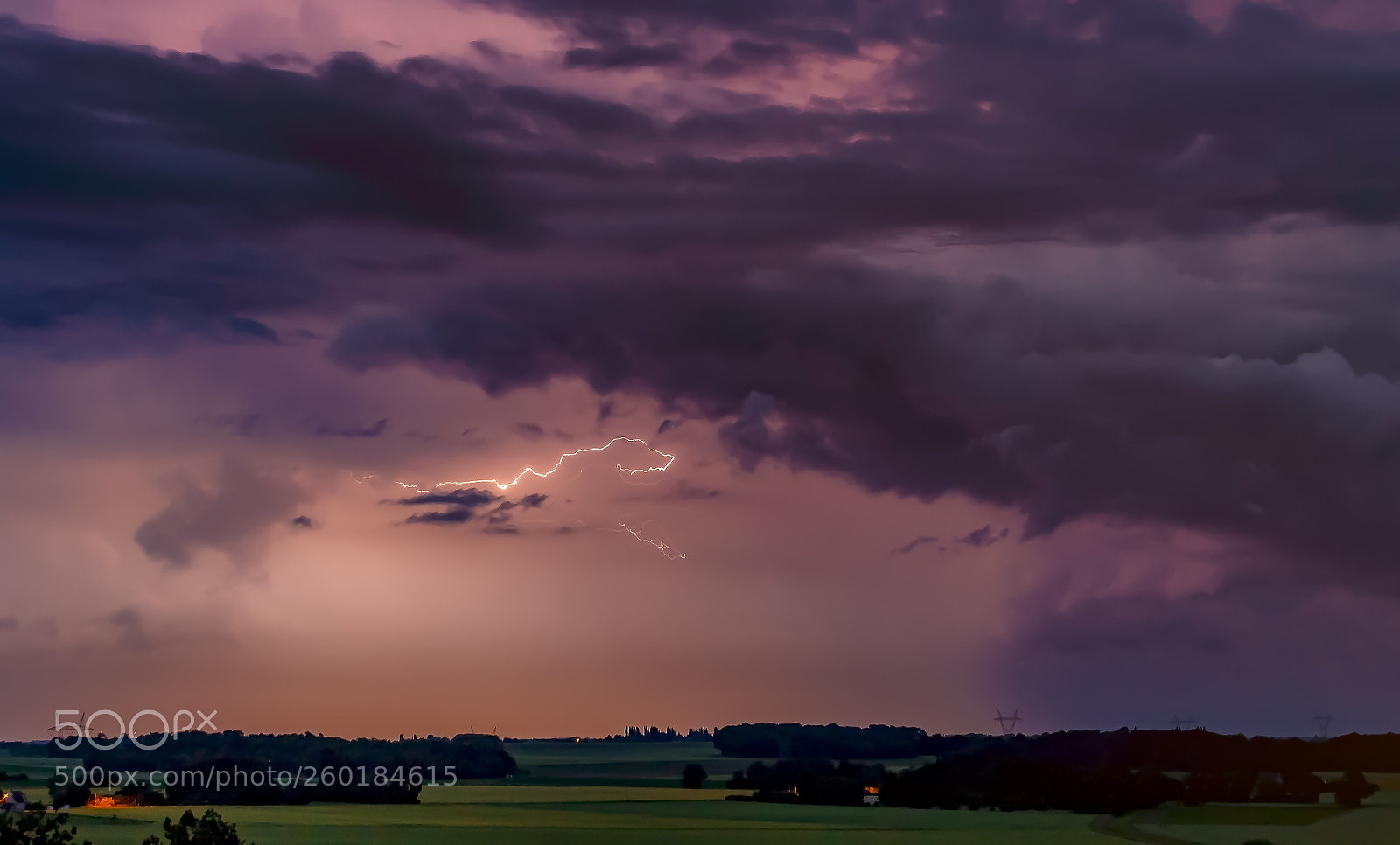 Canon EOS 7D sample photo. Lightning over the plains photography