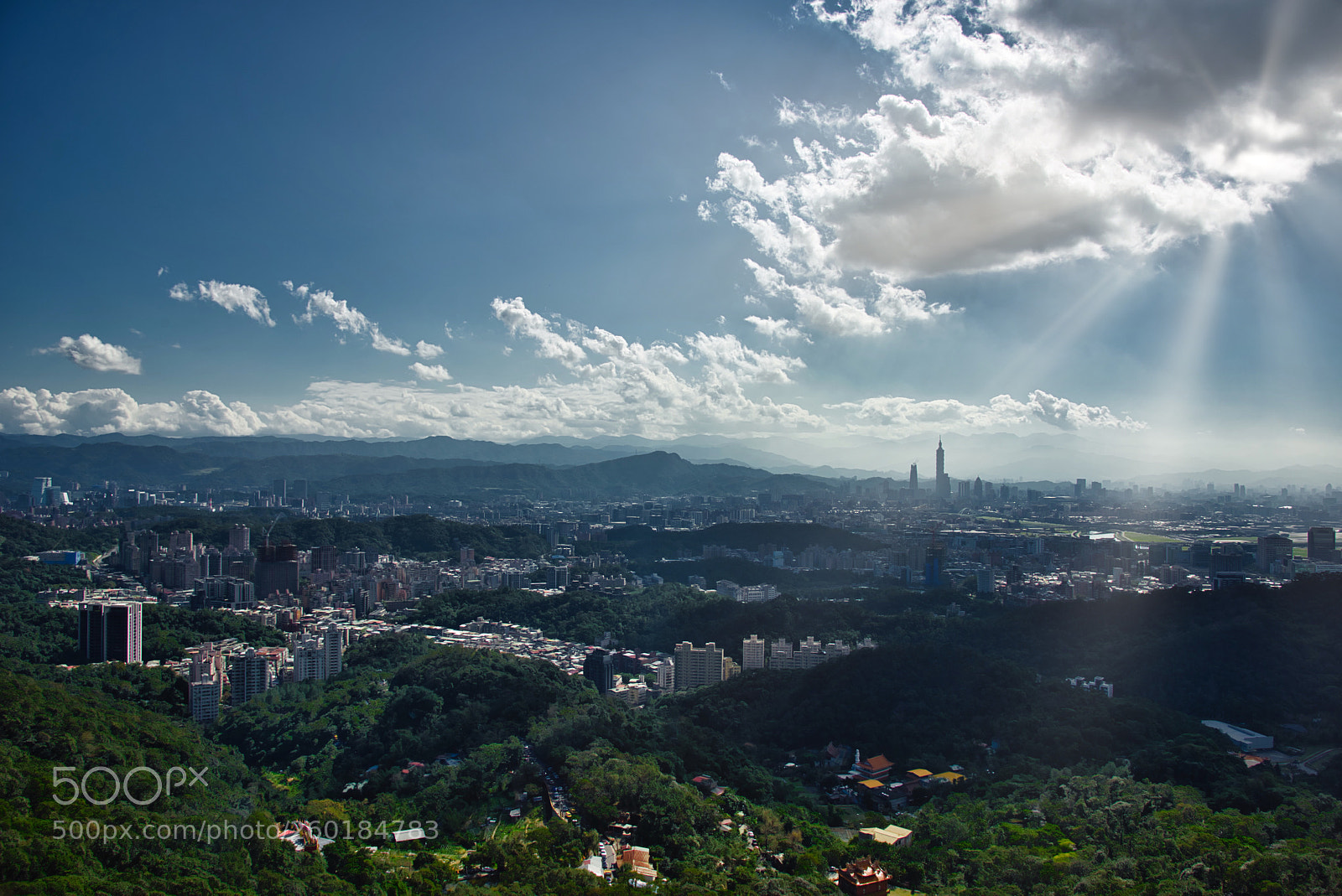Nikon D810 sample photo. Overlooking taipei photography